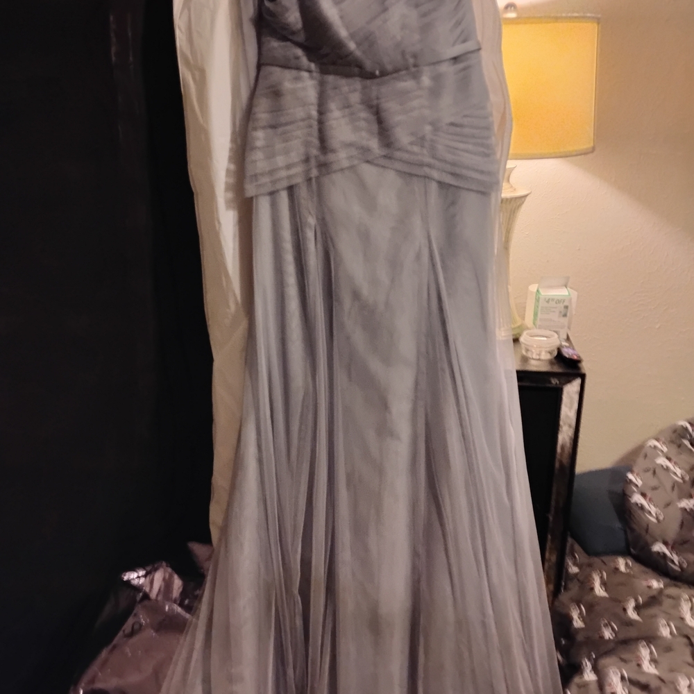 Vera Wang Fog and Quartz Maxi Dresses
